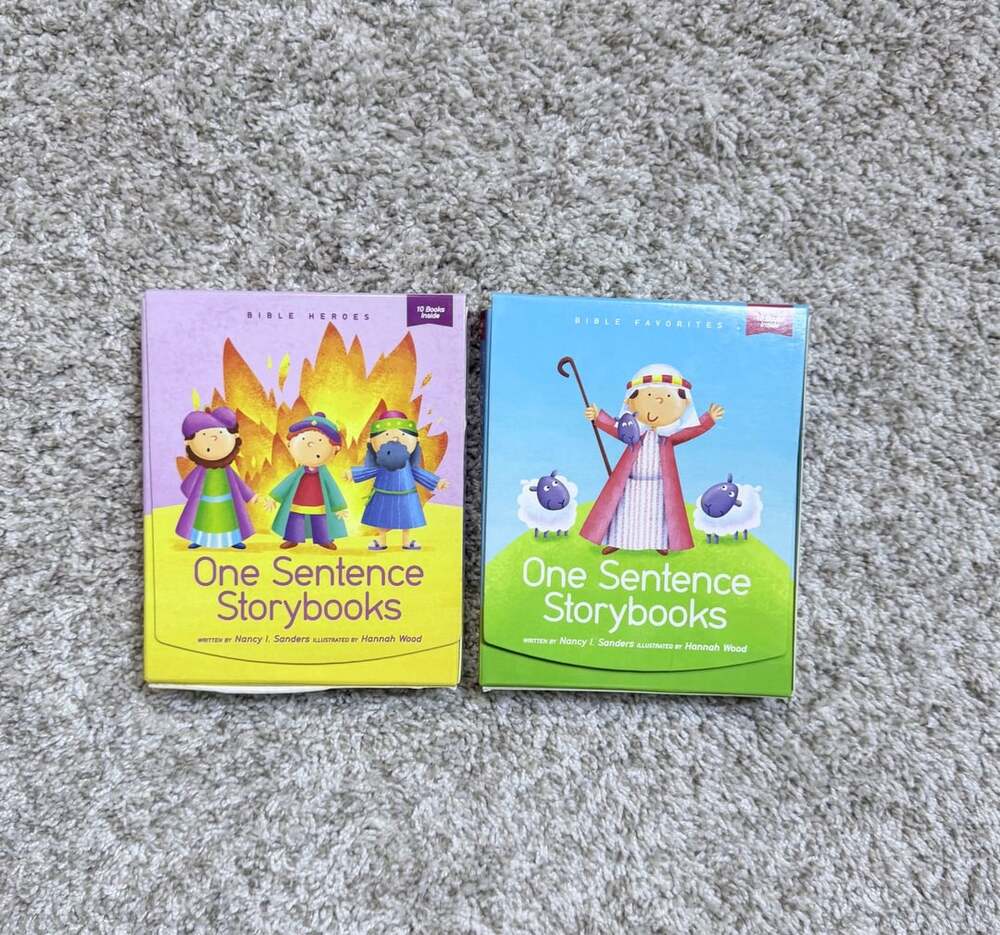 One Sentence Storybooks Bible Heroes & Bible Favorites 2 Box Set